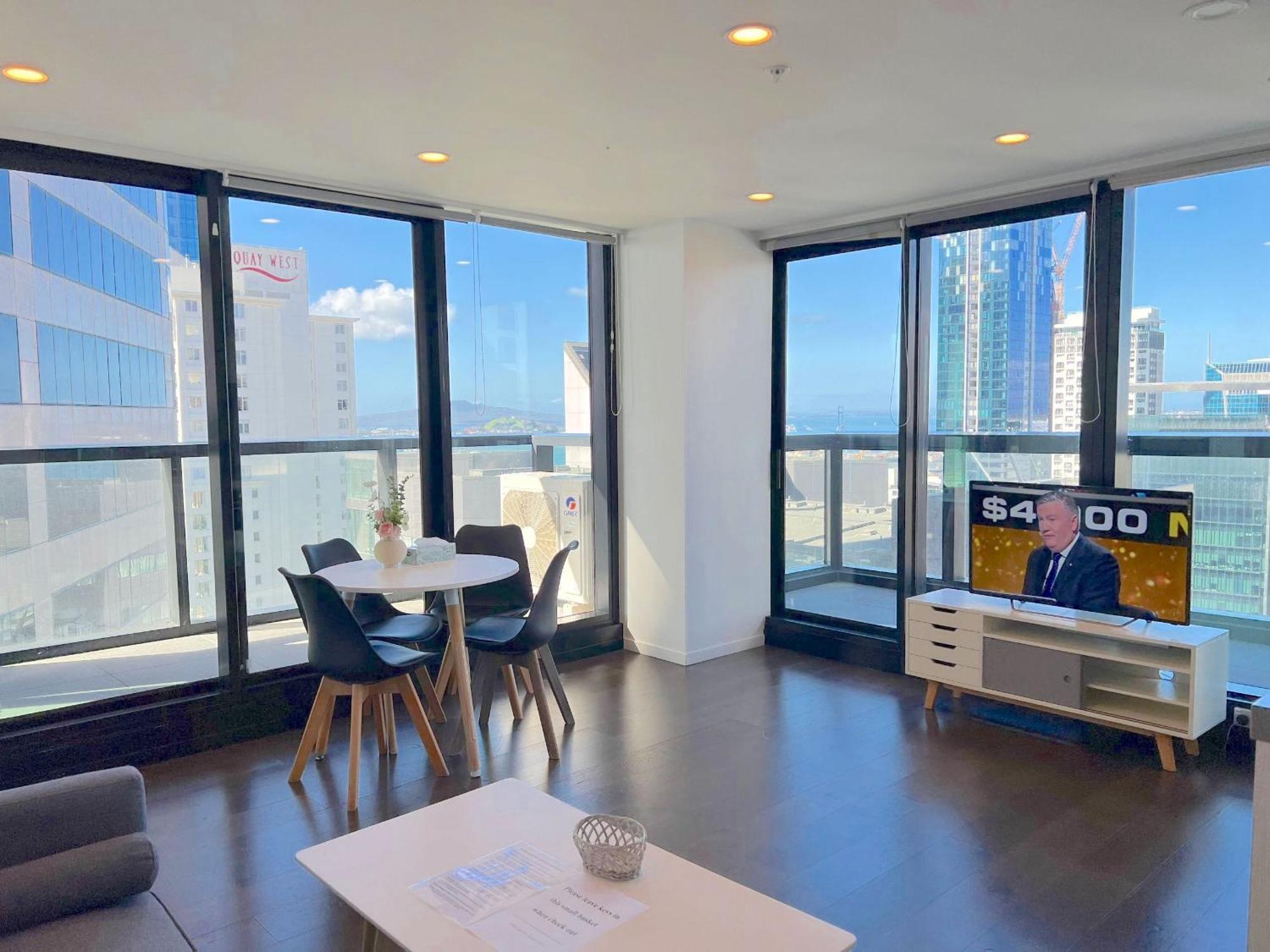 Apartament Magnificent Skytower, Sea, Habour View In Cbd Auckland Zewnętrze zdjęcie