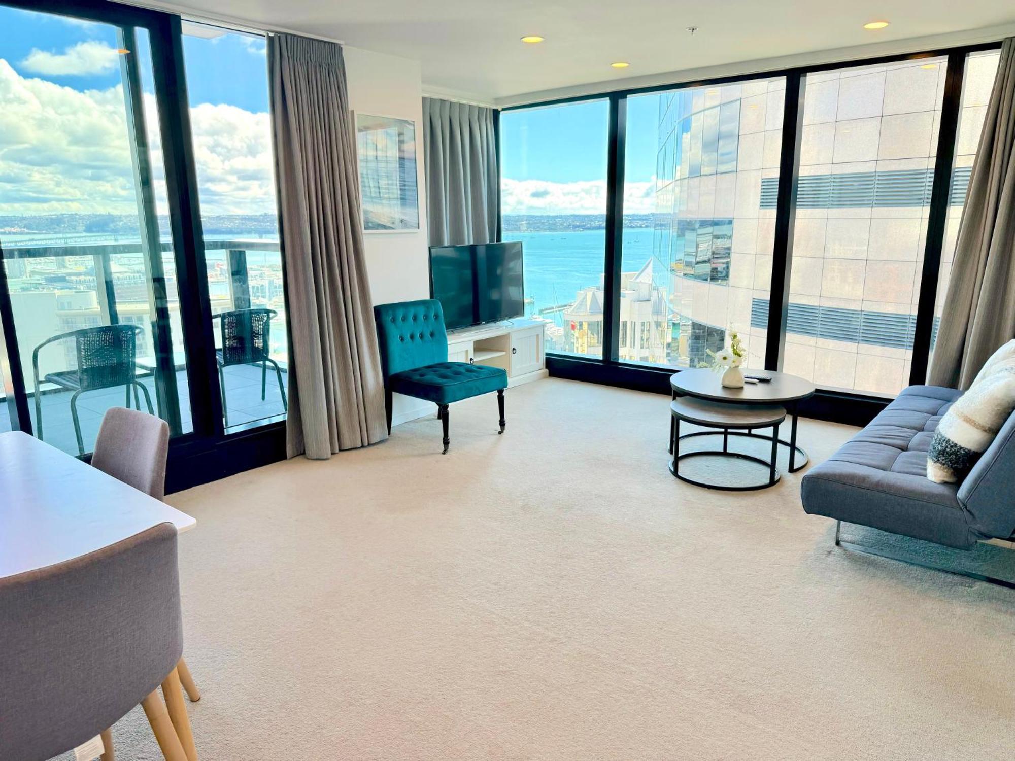 Apartament Magnificent Skytower, Sea, Habour View In Cbd Auckland Zewnętrze zdjęcie