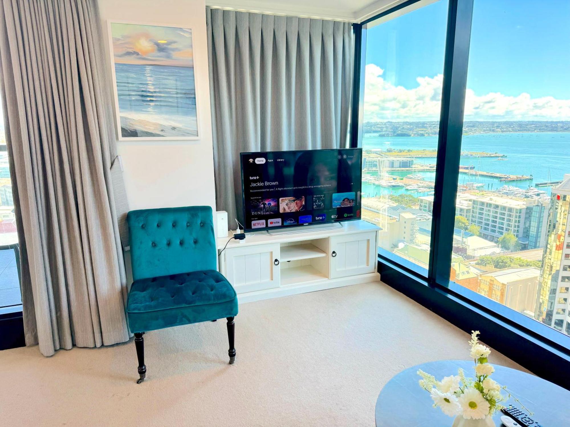 Apartament Magnificent Skytower, Sea, Habour View In Cbd Auckland Zewnętrze zdjęcie