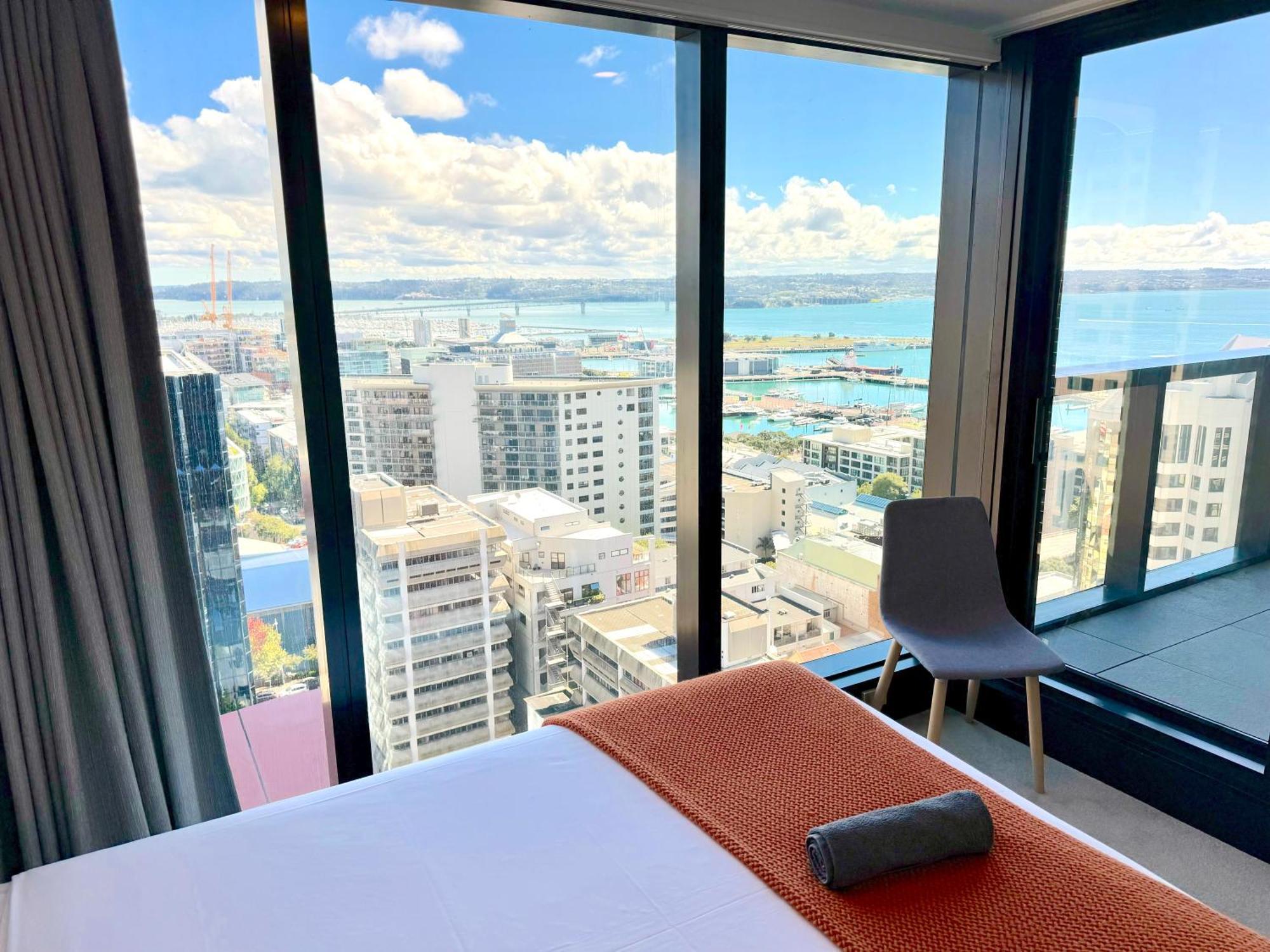 Apartament Magnificent Skytower, Sea, Habour View In Cbd Auckland Zewnętrze zdjęcie